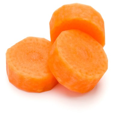 doğranmış havuç dilimleri  