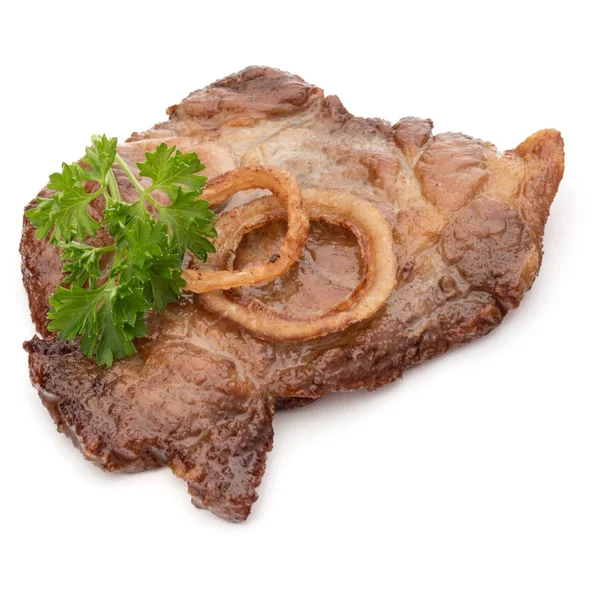 Carne de porco frita cozida — Fotografia de Stock