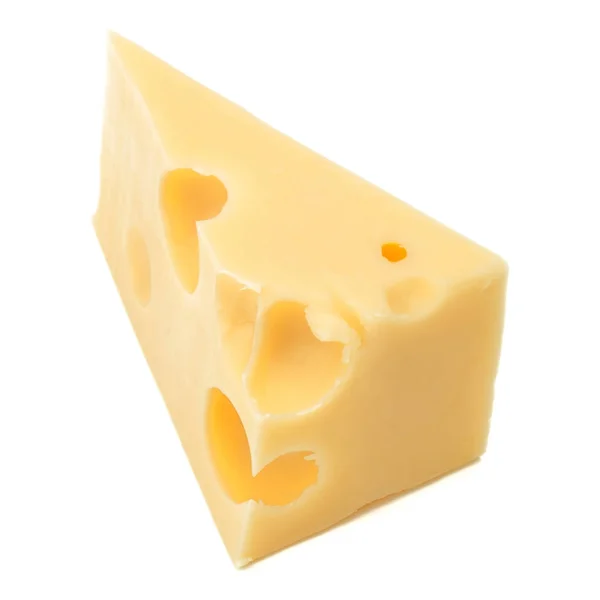 흰 배경의 치즈 — 스톡 사진