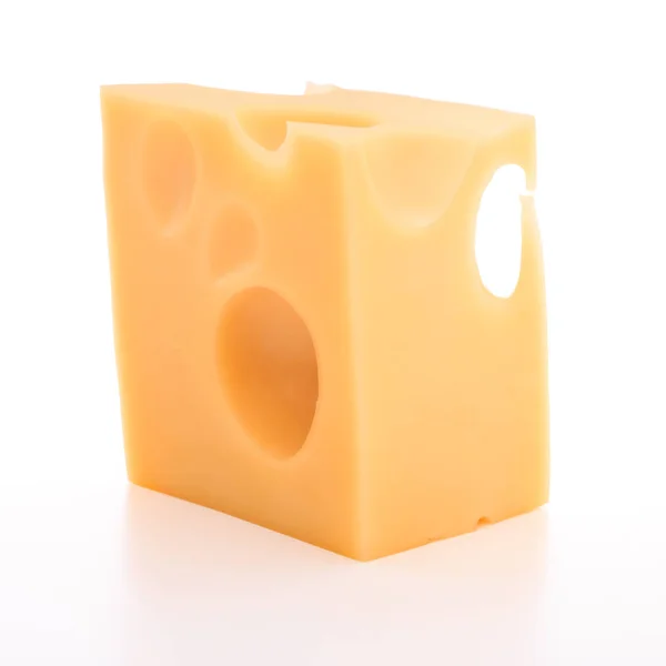 Kawałek sera białego — Zdjęcie stockowe