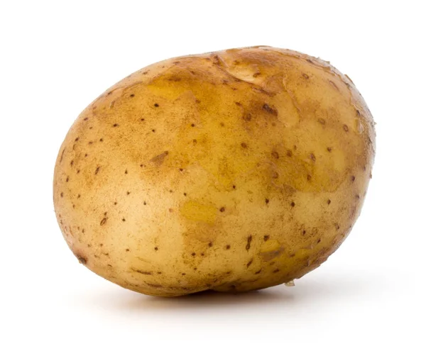 Ripe potatoes on white — Stock Photo, Image