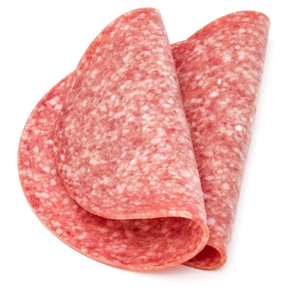 Salami rökt korv skivor — Stockfoto