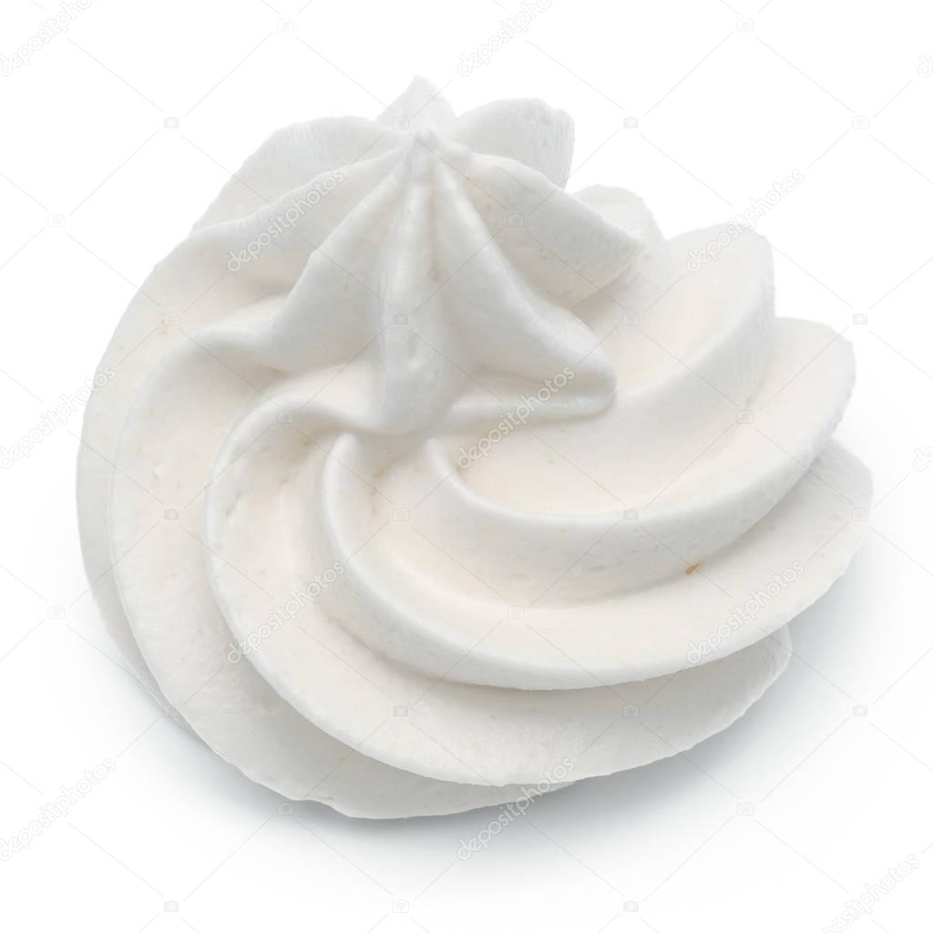Whipped cream swirl 