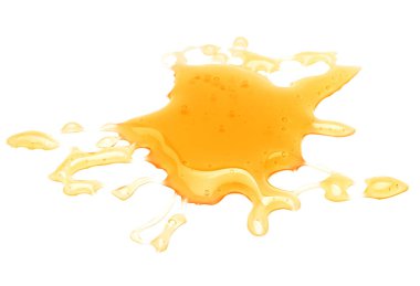 Beyaz arka plan üzerinde izole tatlı bal 