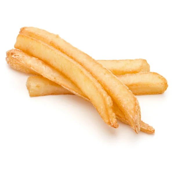 Frans Gebakken Aardappelen Geïsoleerd Witte Achtergrond — Stockfoto