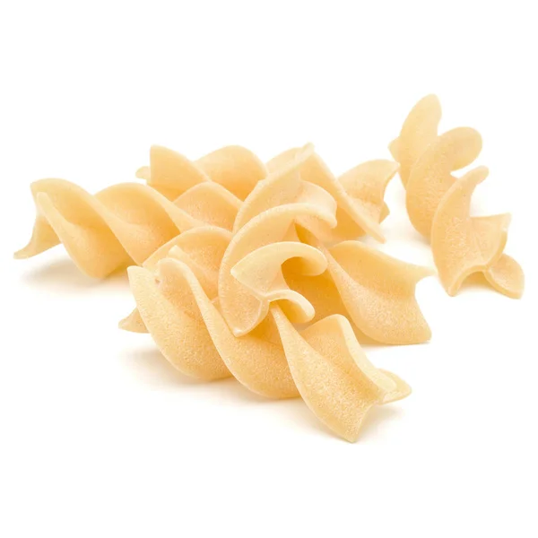 Pasta Italiana Ritorta Isolata Fondo Bianco — Foto Stock