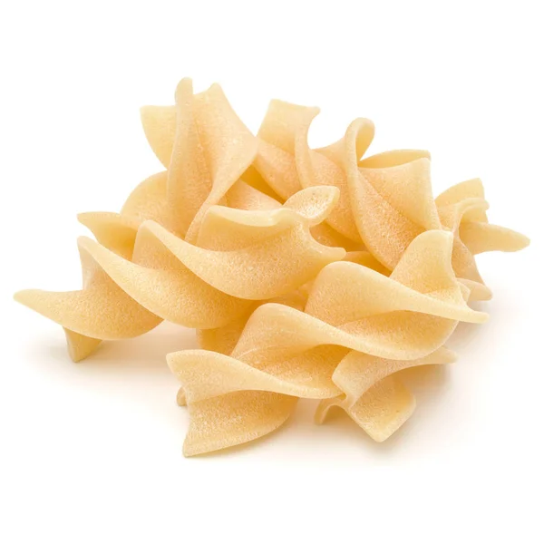 Pasta Italiana Ritorta Isolata Fondo Bianco — Foto Stock