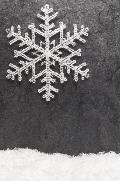 kar tanesi ile yılbaşı tebrik kartı