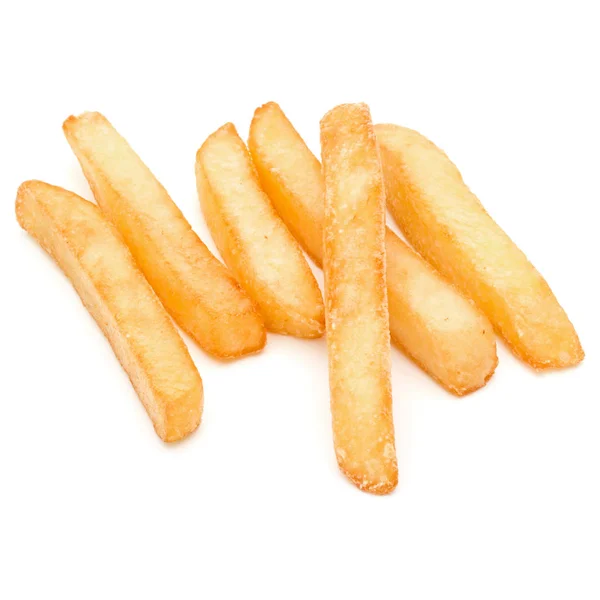 French Fried Potatoes Isolated White Background — Stock Photo, Image