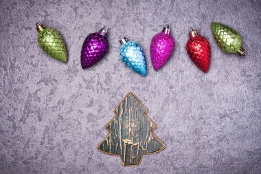 Noel tebrik kartı. Noel şenlikli arka plan. Yeni yıl işaret