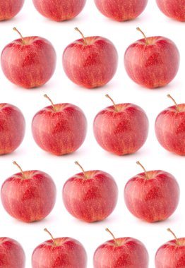 kırmızı elma . Dikişsiz gıda deseni.