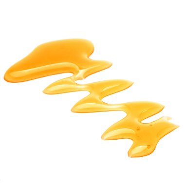 İzole üzerinde beyaz arka plan tatlı bal damlar. Şurubu damlacık, n