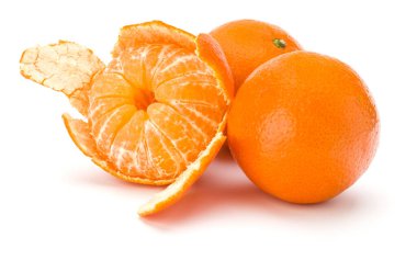 soyulmuş mandalina veya mandalina meyve