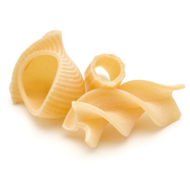 İtalyan pastai beyaz arka plan izole. 