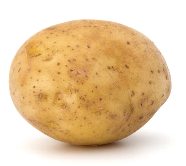 New potato tuber isolated on white background cutout — Stock Photo, Image