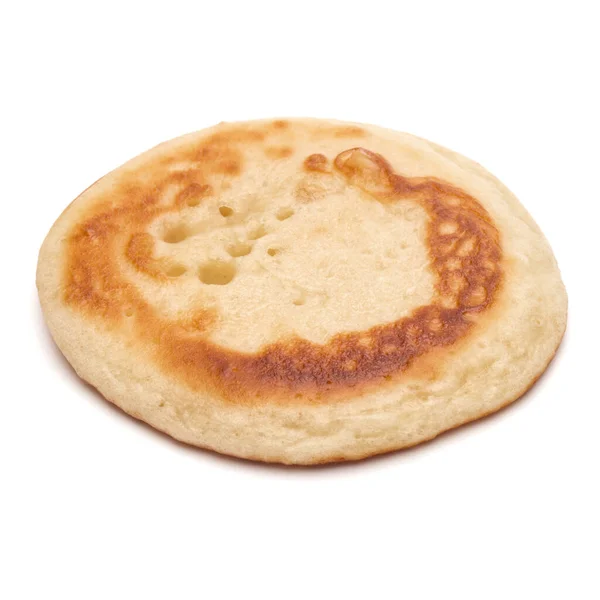 One pancake isolated on white background cutout. — Stock Photo, Image