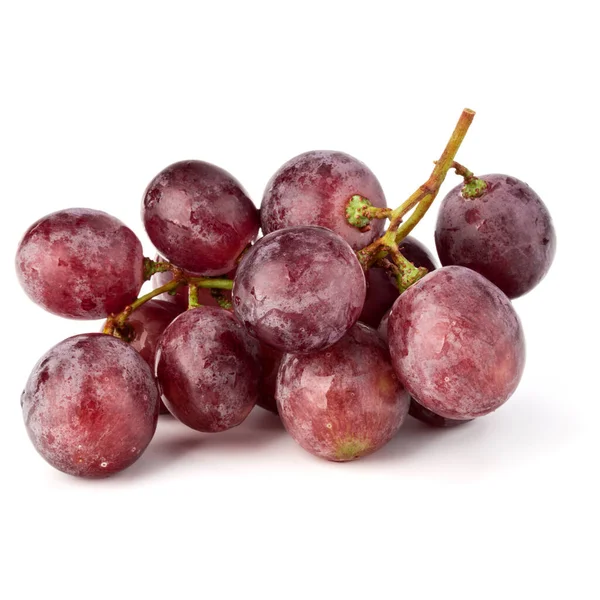 赤ブドウ果実束ホワイト バック グラウンド素材に分離 — ストック写真