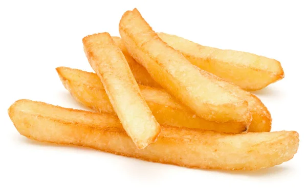 French Fried Potatoes isolated on white background — Stock Photo, Image