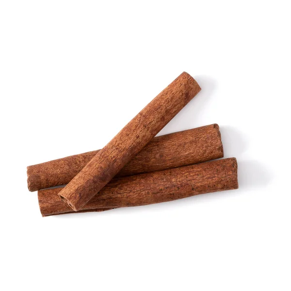 Cinnamon sticks isolated on white background closeup. Canella sp — Stock Photo, Image