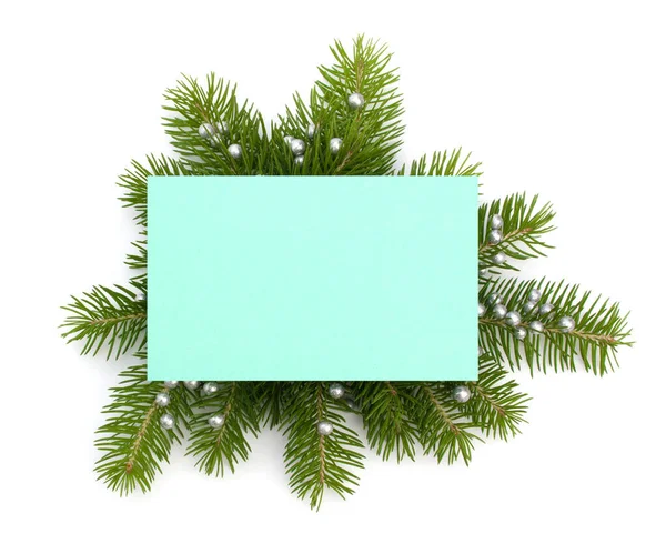 グリーティング カード クリスマスの飾り . — ストック写真