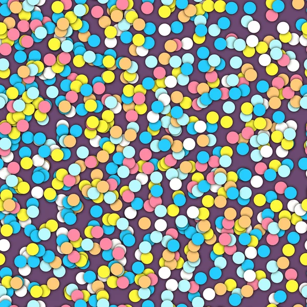 Confetti. Seamless Holiday Pattern — Stock Photo, Image