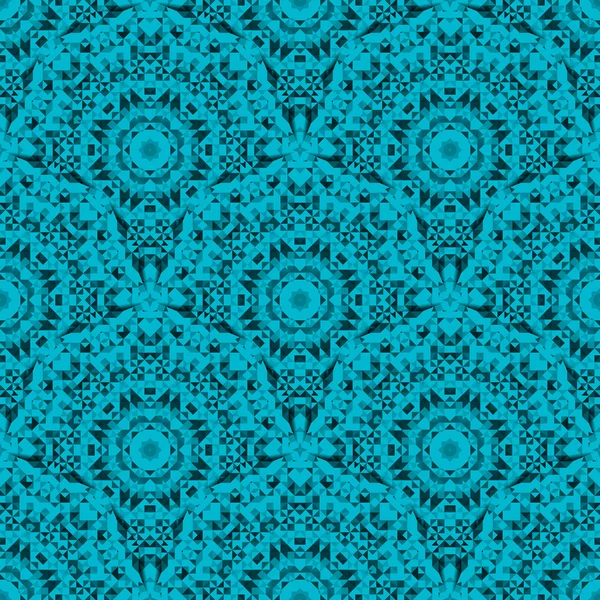 Soyut kesintisiz mavi geometrik desen — Stok fotoğraf