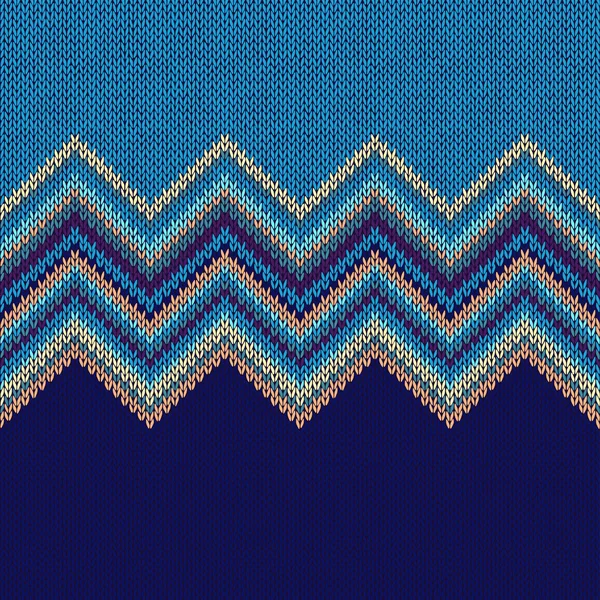 Seamless Ethnic Geometric Knitted Pattern — Stock Photo, Image