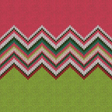 Seamless etnik geometrik örgü modeli