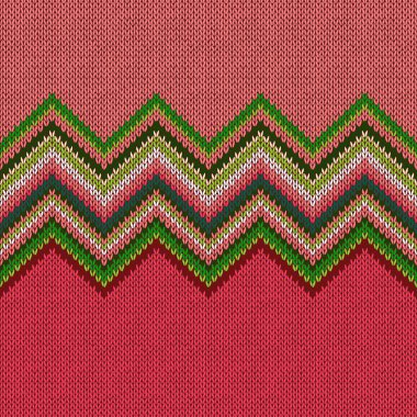 Seamless etnik geometrik örgü modeli