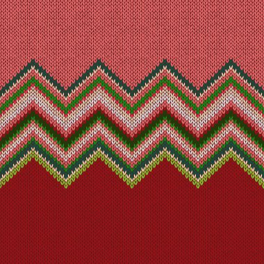 Seamless etnik geometrik örgü modeli