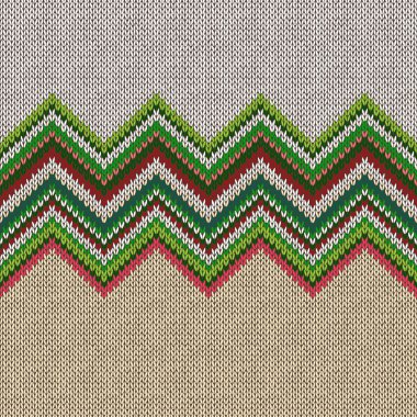 Seamless etnik geometrik örgü modeli