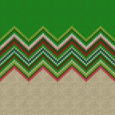 Seamless etnik geometrik örgü modeli