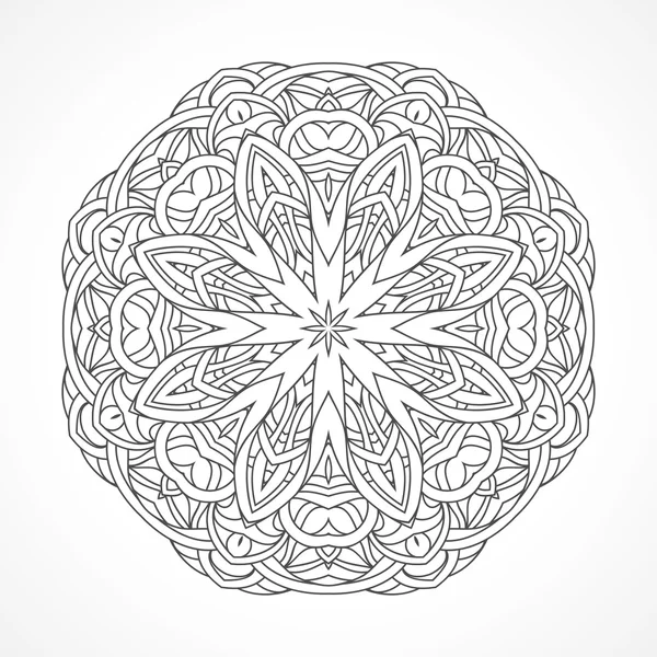 Mandala. Etnische decoratieve elementen Indische, Islam, Arabische motieven — Stockfoto