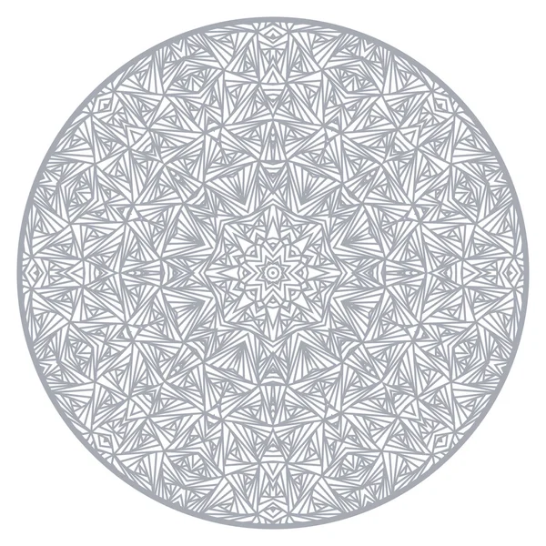 Mandala. Éléments décoratifs ethniques Ornement rond avec droite — Photo