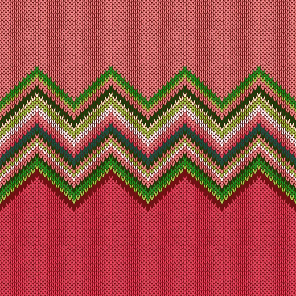 Seamless ethnic geometric knitted pattern — Stock Photo, Image
