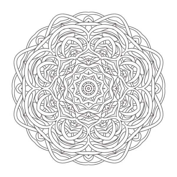 Mandala. Vintage mão desenhada ilustração decorativa. design de renda redonda — Fotografia de Stock