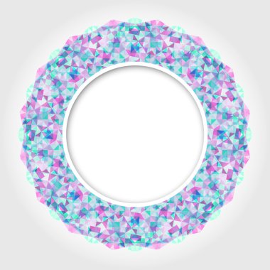 Modern geometrik daireler soyut tasarım