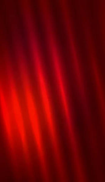 Fundo vermelho abstrato. Onda de tecido diagonal vertical. Cortina iluminada brilhante e cantos escuros —  Vetores de Stock