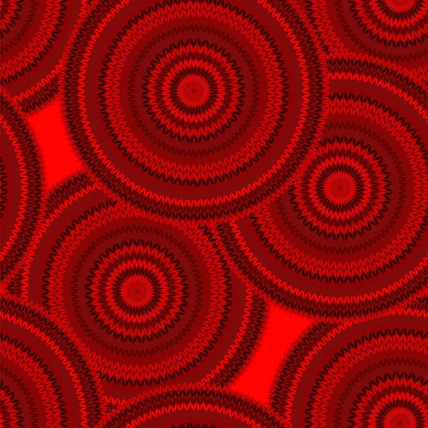 Red Seamless Ethnic Geometric Knitted Pattern. Estilo Círculo Volver — Archivo Imágenes Vectoriales