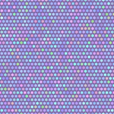 Kesintisiz renkli vektör desen basit yıldız