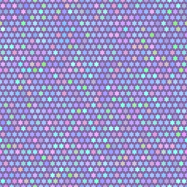 Patrón de vector de colores sin costuras con estrella simple — Archivo Imágenes Vectoriales