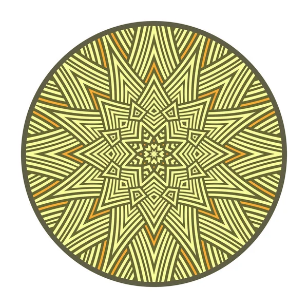El símbolo del sol. Amuleto pagano . — Archivo Imágenes Vectoriales