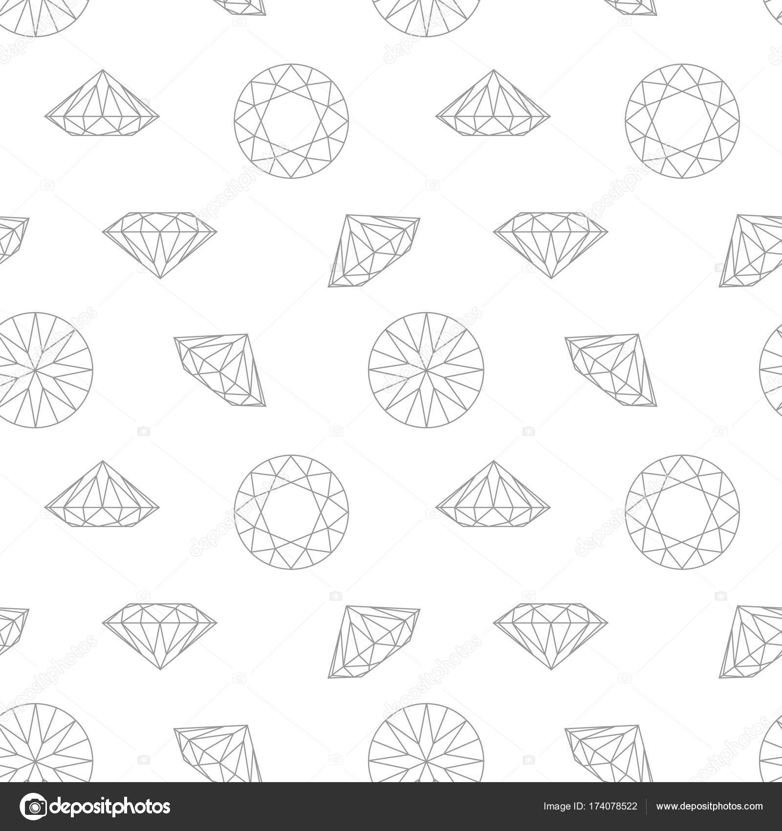 diamant konzept nahtlose muster mode stil geschenkpapier hellen hintergrund schwarz und wei vektor von prezent - Konzept Muster diamant konzept nahtlose muster mode stil geschenkpapier hellen hintergrund schwarz und wei vektor von prezent - Konzept Muster