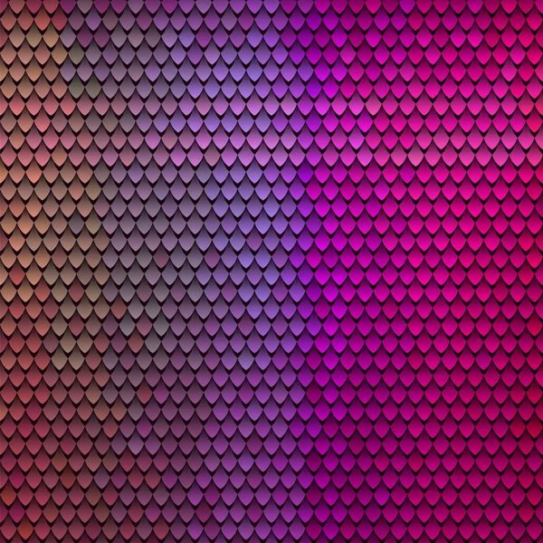 Abstrakt skalmönster. Takpannor bakgrund. Färg squama konsistens — Stock vektor