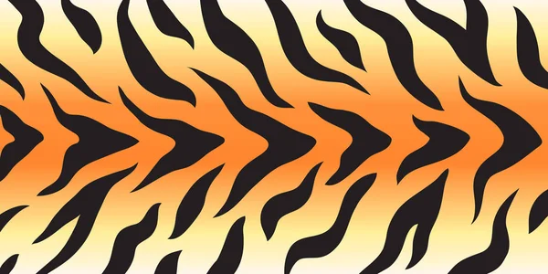 Tiger stripes skin print design. Stripes pattern. — Stock Vector
