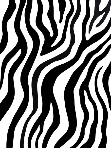 Padrão sem costura de listras zebra . — Vetor de Stock