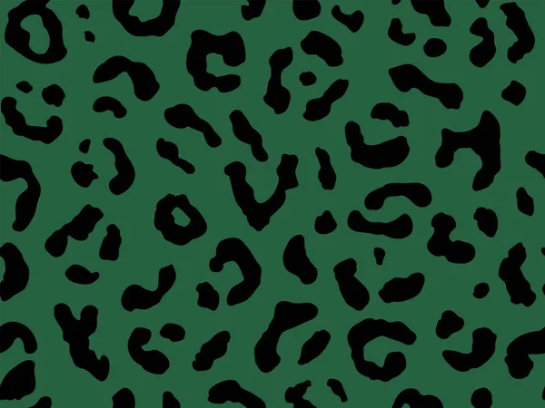 Бесшовный леопардовый мех. Модный дикий леопардовый фон. Современная пантера ткань животного текстильная печать дизайн. Стильная векторная цветная иллюстрация. — стоковый вектор
