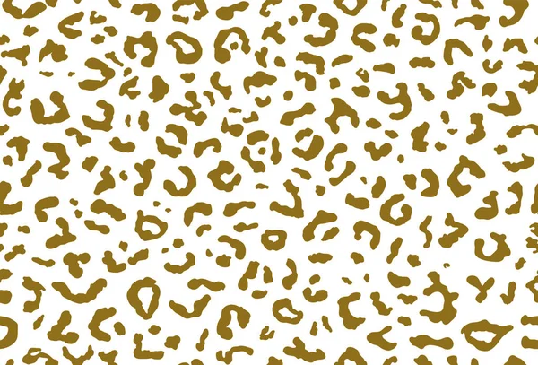Naadloos wild dierenbont patroon. Modieuze wilde luipaard print achtergrond. Modern panter dierlijke stof textiel print ontwerp. Stijlvolle vector kleur illustratie — Stockvector
