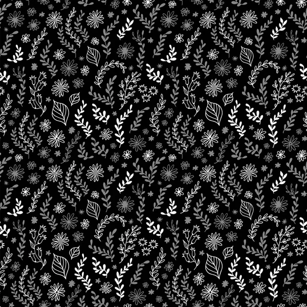 Motif Floral Sans Couture Fond Fleur Vectorielle — Image vectorielle