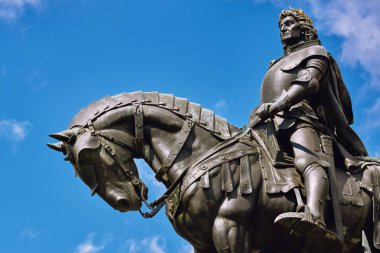King Matthias Corvin Statue clipart